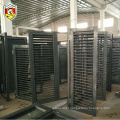 aluminium profiles fixed louver opening doors exterior louvered door